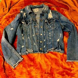 Cello cropped denim jacket / M